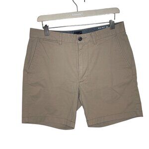 J.Crew Mens Tan Casual Shorts Waist 30 Inseam 7" Organic Cotton Blend Slim Fit